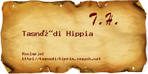 Tasnádi Hippia névjegykártya